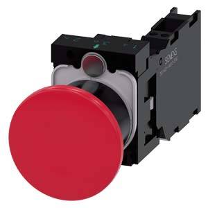 Siemens 3SU11001BA203FA0 3SU1100-1BA20-3FA0 Pilzdrucktaster 1St.