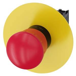 Siemens 3SU11001HB201CF0 3SU1100-1HB20-1CF0 Not-Halt-Pilzdrucktaster 1St.