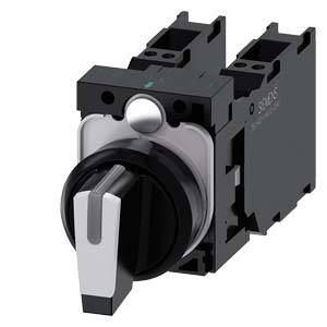 Siemens 3SU11002BL603LA0 3SU1100-2BL60-3LA0 Knebelschalter 1St.