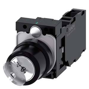 Siemens 3SU11004BF111FA0 3SU1100-4BF11-1FA0 Schlüsselschalter 1St.