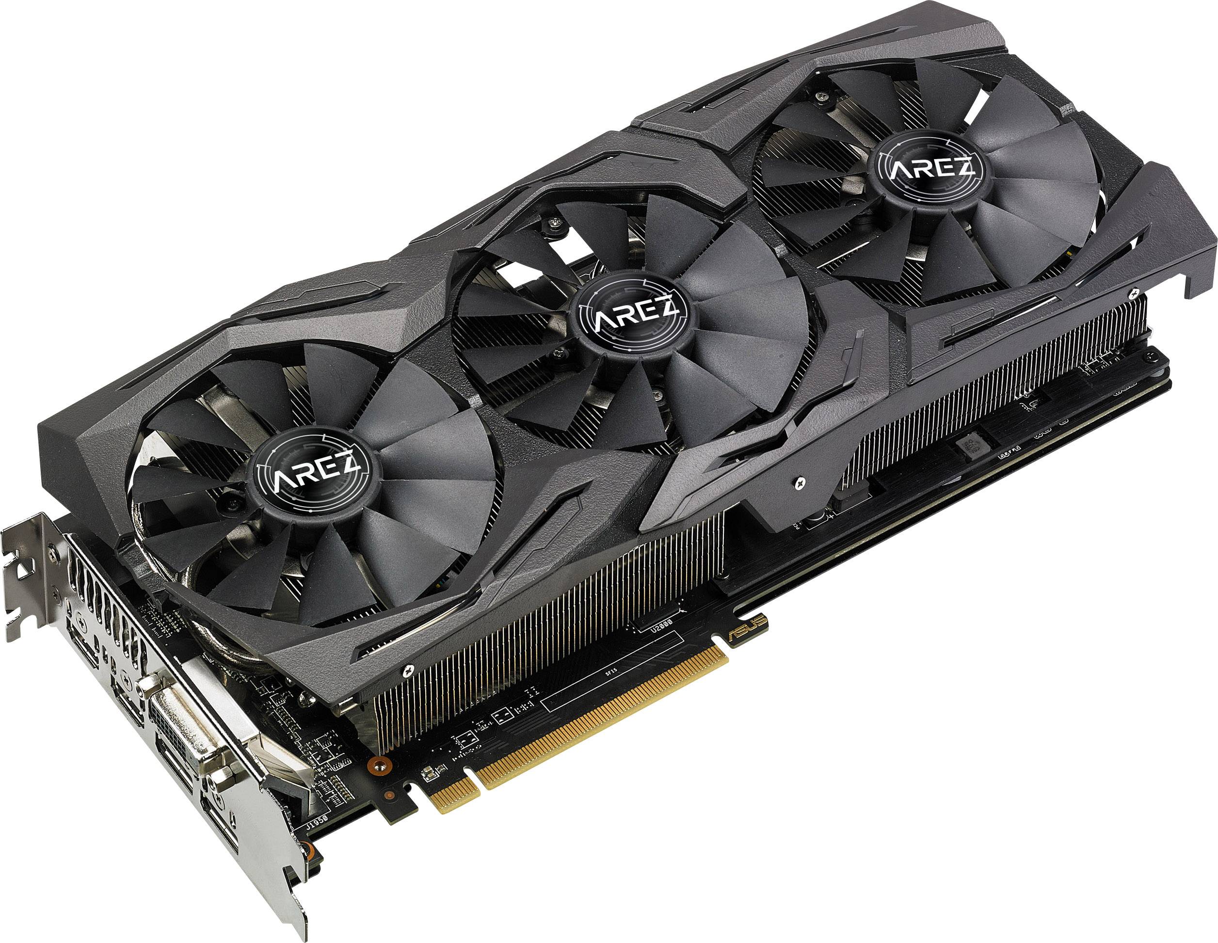 Asus Grafikkarte AMD Radeon RX 580 Arez Strix 8GB GDDR5-RAM PCIe x16 HDMI®, DVI, DisplayPort