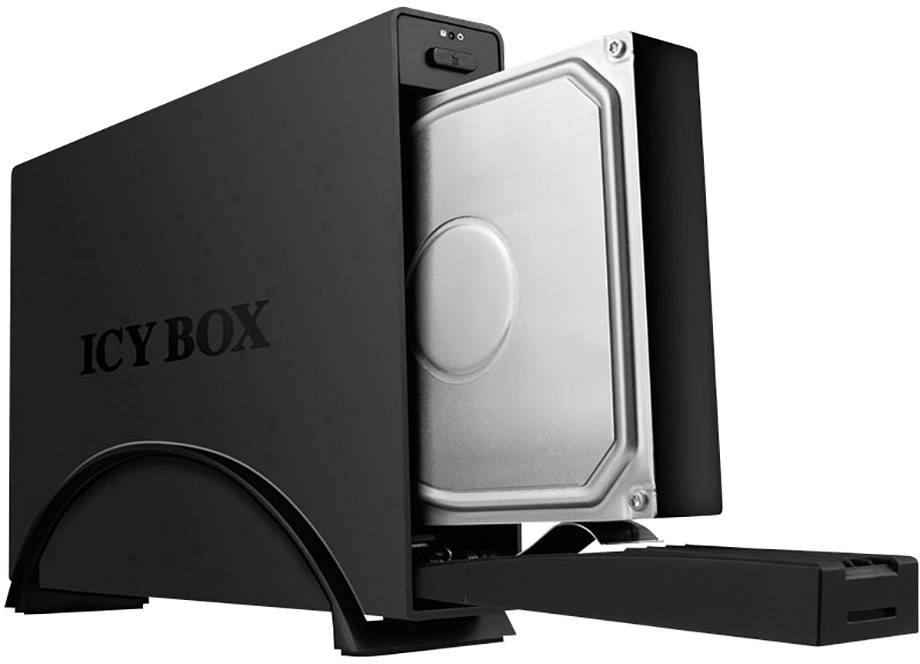 ICY BOX IB-366StU3+B 8.9 cm (3.5 Zoll) Festplattengehäuse 3.5 Zoll USB 3.2 Gen 1 (USB 3.0)