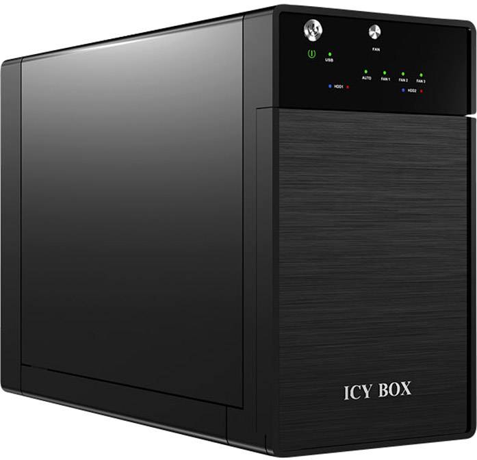 ICY BOX IB-3620U3 8.9cm (3.5 Zoll) Festplattengehäuse 3.5 Zoll USB 3.2 Gen 1 (USB 3.0)