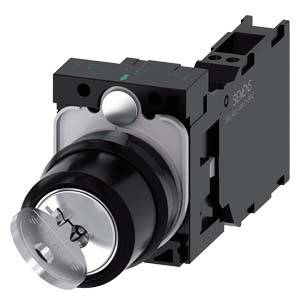 Siemens 3SU11004BF113FA0 3SU1100-4BF11-3FA0 Schlüsselschalter 1St.