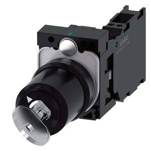 Siemens 3SU11005BF113FA0 3SU1100-5BF11-3FA0 Schlüsselschalter 1St.