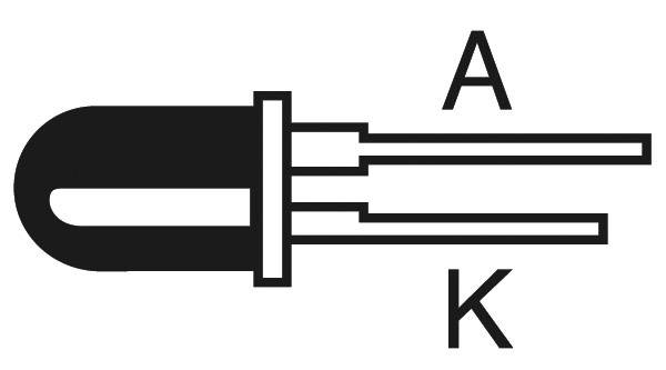 Kingbright L-796BID LED bedrahtet Super-Rot Rund 8 mm