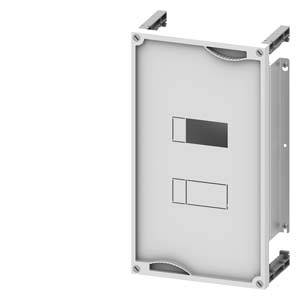 'Abdeckung für Lichtschalter oder Steckdosen' mit rechteckigem Design und Beschriftungsfeld oben und unten.