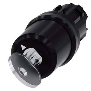 Siemens 3SU10005BC010AA0 3SU1000-5BC01-0AA0 Schlüsselschalter 1 x 45° IP66, IP67, IP69/IP69K 1St.