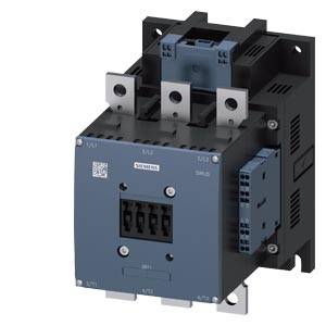Ein elektrischer Schütz mit mehreren Anschlüssen und einer blauen Frontplatte, verwendet zur Steuerung von Elektromotoren und anderen Geräten.