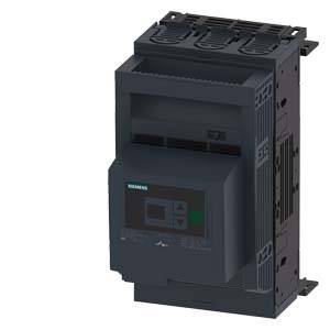 Ein schwarzer Siemens-Softstarter zur sanften Steuerung von Motoranläufen, mit Bedienelementen auf der Vorderseite.
