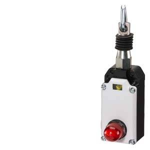 Ein Not-Aus-Schalter mit rotem Knopf, der in Industrieumgebungen verwendet wird, um Maschinen im Notfall sofort abzuschalten.