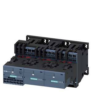 Ein elektrisch betriebener Schütz von Siemens, Modell Sirius 3RT, geeignet für Steuerungs- und Schaltanwendungen in Industrieanlagen.