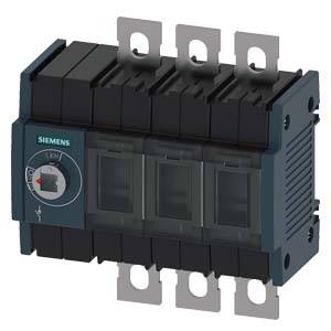 Leistungsschalter von Siemens, vierpolig, zur Steuerung elektrischer Stromkreise, mit Drehschalter zur Einstellung von Stromstärken.