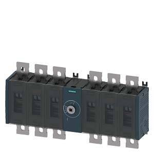 Ein elektrischer Verteiler mit mehreren Schaltern in einem schwarzen Gehäuse.