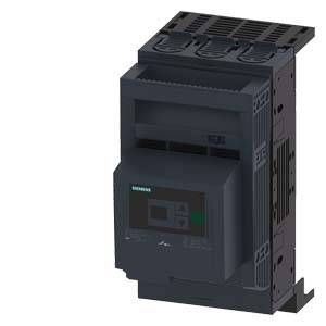 Ein schwarzer, rechteckiger elektronischer Schaltschrank des Unternehmens Siemens. Vorne ist ein Digitaldisplay mit einigen Tasten.