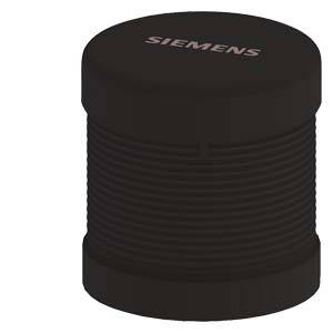 Ein schwarzer, zylindrischer Aktor von Siemens, möglicherweise für industrielle Anwendungen, mit Rillenstruktur und Siemens-Logo oben.
