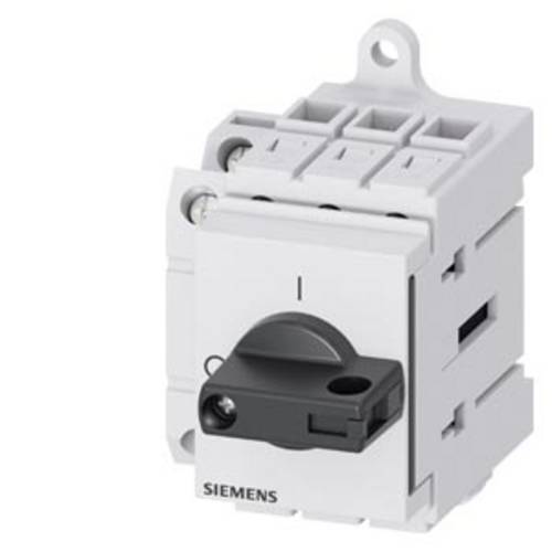 Siemens Lasttrennschalter Schwarz 3polig 16 mm² 63 A 1 Schließer, 1 Öffner 690 V/AC 3LD34301TK11