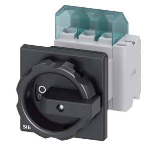 Ein schwarzer Drehschalter mit weißem Gehäuse, zeigt 'O' und 'I'-Symbole an, möglicherweise zur Steuerung von Geräten.