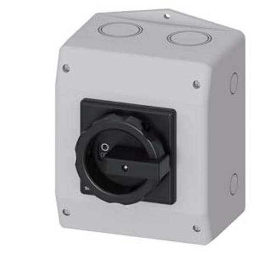 Siemens Lasttrennschalter Schwarz 2polig 16 mm² 32 A 800 V/DC 3LD22658VQ510AF6