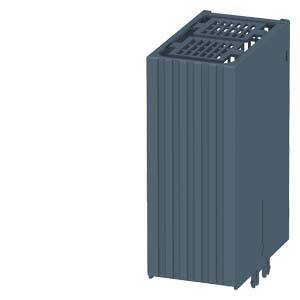 Ein blaues Elektronikmodul mit geripptem Gehäuse. Es scheint Teil eines größeren Systems oder einer Maschine zu sein.