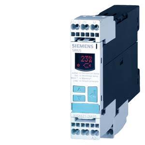 'Siemens Sirius' Schütz, elektrisch, rechteckig, grau-blau, zur Steuerung von Maschinen in elektrischen Schaltschränken.