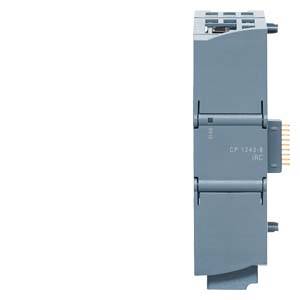 Ein graues elektronisches Modul mit mehreren Anschlüssen und dem Aufdruck 'CP 1243-8 IRC'.