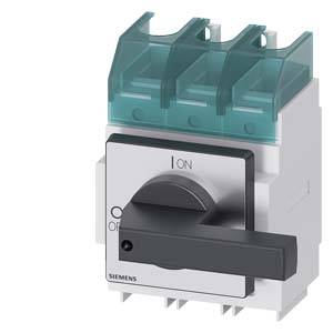 Ein Schaltschalter von Siemens mit zwei Einstellungen: 'ON' (Ein) und 'OFF' (Aus). Der Schalter ist in einen elektrischen Schaltkreis integriert.