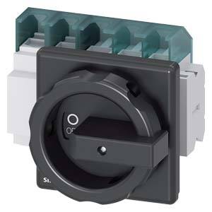 Ein elektrischer Drehschalter mit einer Position für '0' (Aus) und '1' (Ein).