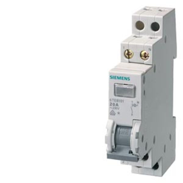 Siemens Kontrollschalter Grau 20A 1 Schließer 5TE8105