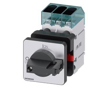 Ein grauer elektrischer Schaltschalter von Siemens mit 'ON' und 'OFF' Markierungen, geeignet für Steuerung von elektrischen Geräten.
