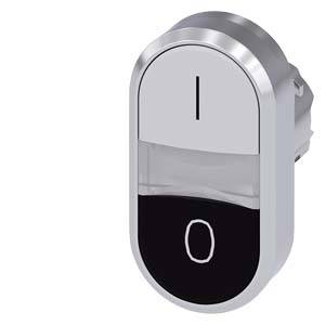 Ein ovaler Kippschalter mit Positionen 'I' für Ein und 'O' für Aus, eingebaut in einem silbernen Gehäuse.