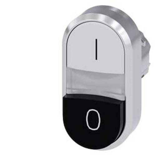 Siemens 3SU10513BB610AK0 3SU1051-3BB61-0AK0 Doppeldrucktaster (B x H) 29.9 mm x 57.9 mm IP66, IP67
