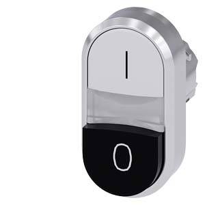 Ein silberner Kipphebel-Schalter mit 'I' für Ein und 'O' für Aus.