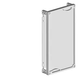Ein transparentes Kunststoffgehäuse für eine elektronische Platine, rechteckig und schützend, mit Montageöffnungen an den Ecken.