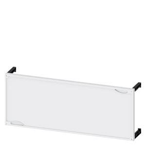 Rechteckige, weiße Küchenlade ohne sichtbare Griffe oder Dekoration, vor einem weißen Hintergrund.