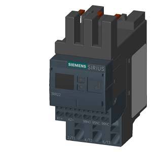 Ein elektrischer Schütz von Siemens mit Aufschrift 'SIRIUS', geeignet für Steuerungs- und Schaltvorgänge in elektrischen Anlagen.