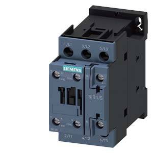 Ein Siemens SIRIUS Schütz, ein elektrisches Steuergerät für Lastschaltungen in Maschinen oder Anlagen.