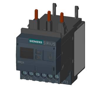 Das Bild zeigt einen Siemens SIRIUS Schütz mit mehreren Anschlüssen und beschrifteten Klemmen.