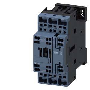 Ein elektrisches Schütz der Marke 'SIRIUS', geeignet für den Einsatz in Steuerungssystemen zur Schaltung von elektrischen Lasten.