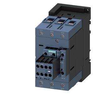 Industrielles Schütz mit mehreren Klemmen und blauer Gehäusefarbe. Dient zur Steuerung elektrischer Schaltungen in Maschinen.