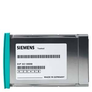 Graues rechteckiges Siemens-Gerät mit Barcode und Seriennummer 'SVP SO 126258'. Text 'Made in Germany' ist sichtbar.