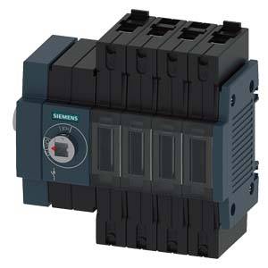 Ein elektrisches Schaltgerät in rechteckiger Form mit mehreren Steckplätzen und einem Drehschalter. Darauf ist das Logo eines großen Unternehmens erkennbar.