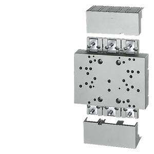 Ein rechteckiges, silberfarbenes Metallgehäuse mit mehreren Bohrungen und Anschlüssen, oben und unten jeweils ein abnehmbares Modul.