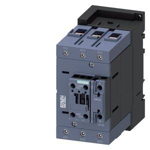 Ein elektronisches Schütz, Modellnummer 3RT2037-1AP00, mit drei Anschlüssen oben und sechs unten, verwendet in elektrischen Schaltkreisen.