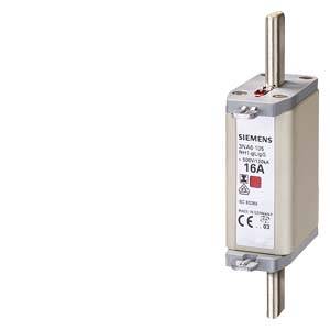 Ein elektrischer Schalter mit der Aufschrift 'Siemens', zeigt technische Spezifikationen: 16A, 500V. Hauptsächlich in elektrischen Anlagen verwendet.