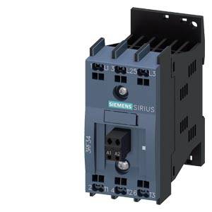 Siemens SIRIUS Schütz, graues Gehäuse, technische Komponente zur Steuerung von elektrischen Motoren, seitliche Ansicht.