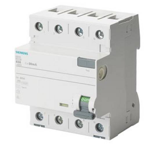 Siemens 5SV34446LA 5SV3444-6LA FI-Schutzschalter A 40 A 0.1 A 400 V