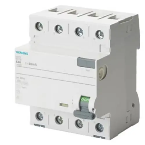 Siemens 5SV36468 5SV3646-8 FI-Schutzschalter A 63A 0.3A 400V