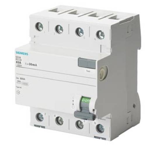 Siemens 5SV43470 5SV4347-0 FI-Schutzschalter AC 80 A 0.03 A 400 V