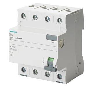 Siemens 5SV44460 5SV4446-0 FI-Schutzschalter AC 63A 0.1A 400V